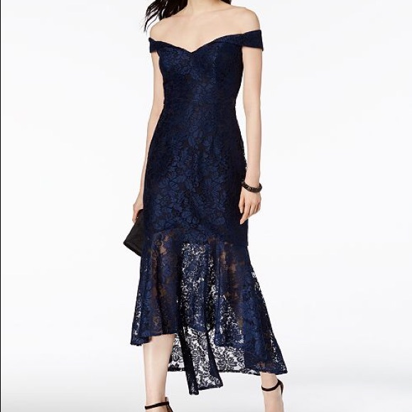 Xscape Dresses & Skirts - PRICE ⬇️ Lace Off-The-Shoulder Midi Dress